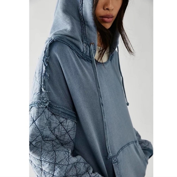 Free People, Drive That‎ Train Pullover, Blue, Size Medium - Picture 15 of 16